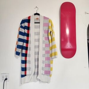 Colorful Striped Cardigan